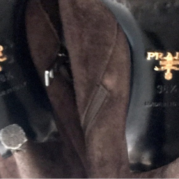 PRADA 8.5 Brown Anke Boots - Picture 7 of 7
